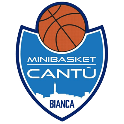 logo minibasket cantù bianca